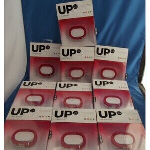 10x Jawbone - UP24 Bluetooth Activity Tracker Wristband | Red Small - SEALED LOT